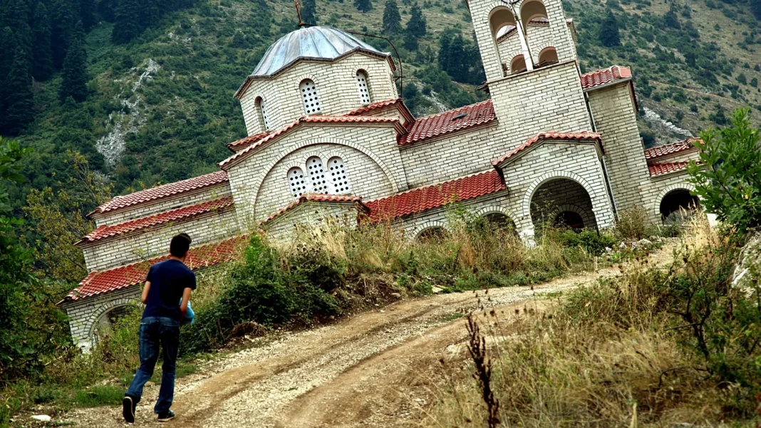 The leaning Greek church that steals the glory from the Tower of Pisa is located in Thessaly -video